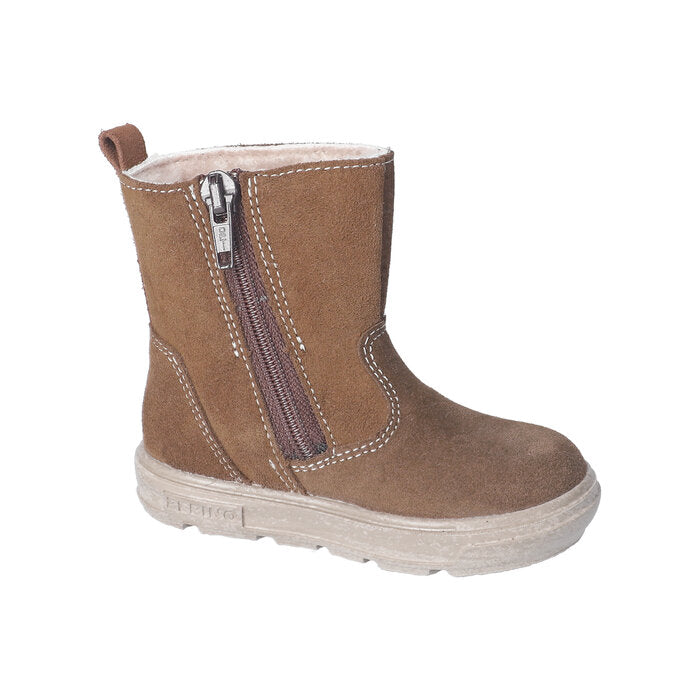 Ricosta Cosima Brown Suede Waterproof Boot Squirrel Motif - Elves & the Shoemaker