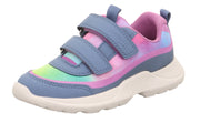 Superfit Rush Double Velcro Trainer Blue/Pink