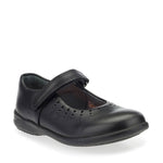 Start Rite Mary Jane - Black Leather Riptape Mary Jane School Shoes - Elves & the Shoemaker