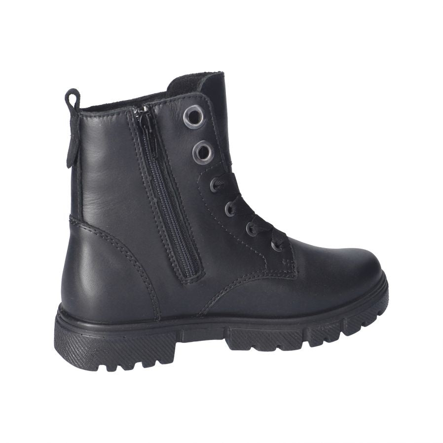 Ricosta Suri Black Leather Mid Calf Waterproof Boot