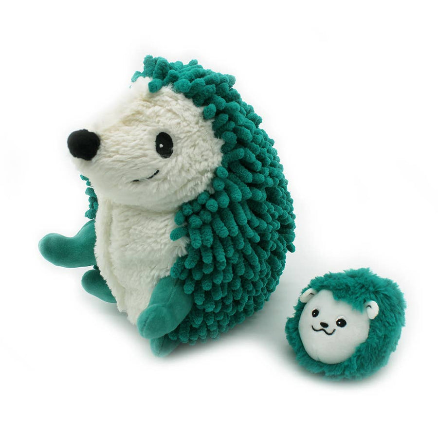 Harry The Hedgehog Mum & Baby Green - Plush Toy