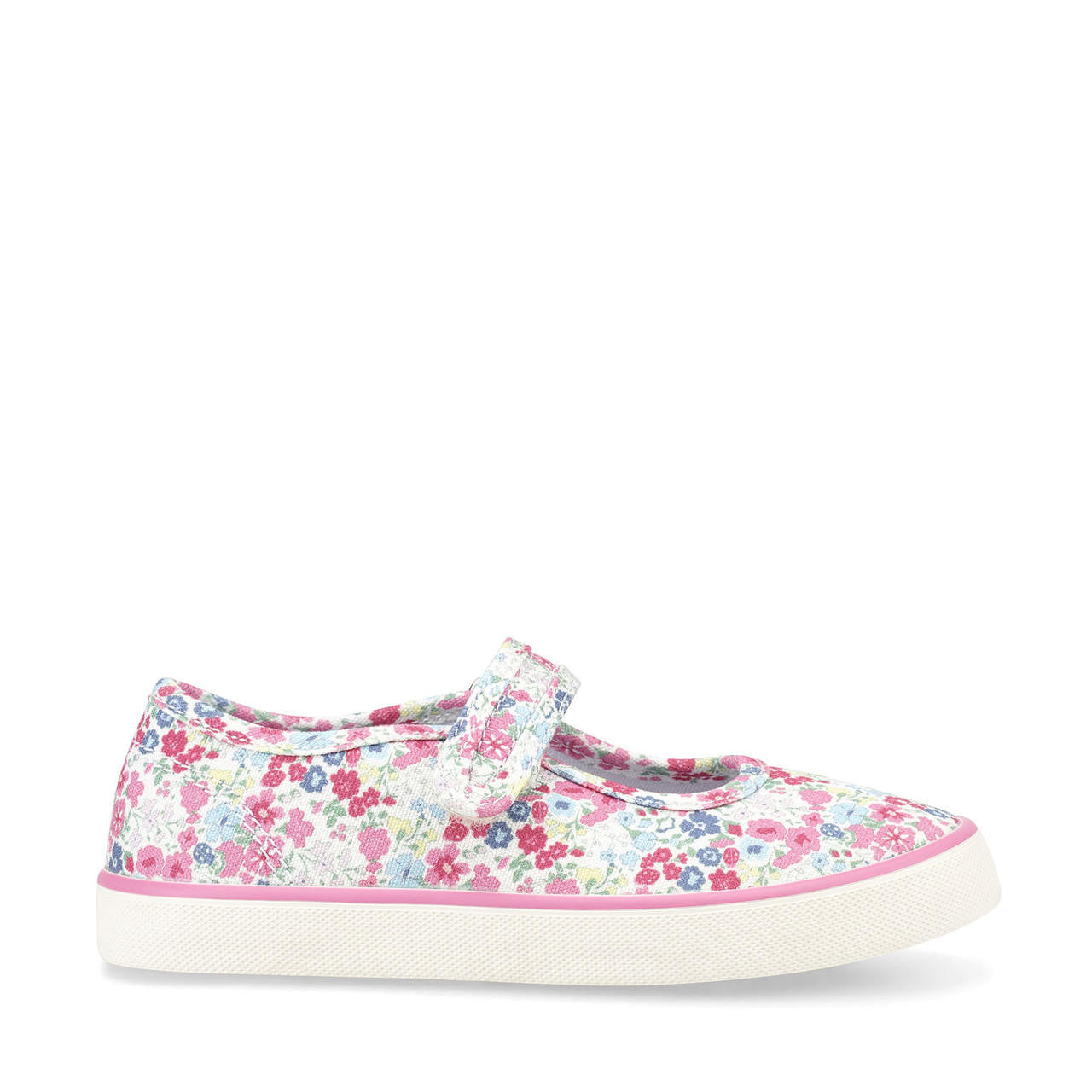 Start Rite Blossom - Pink Riptape Canvas Shoe - Elves & the Shoemaker