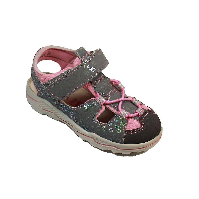 Ricosta Gery Water Safe Closed Toe Sandal Grey Pink - Elves & the Shoemaker
