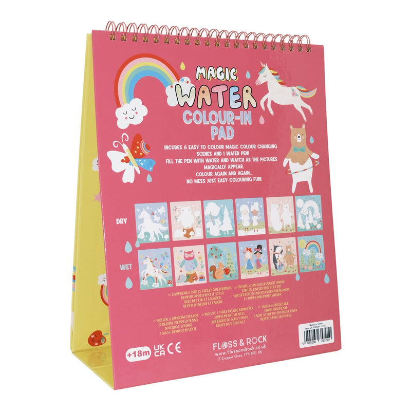 Floss & Rock Magic Colour Changing Watercard Easel and Pen - Rainbow - Elves & the Shoemaker