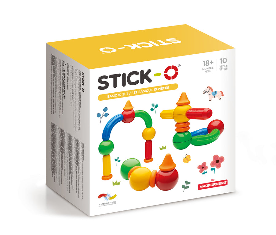 Magformers Stick-O Basic 10 Piece Set - Elves & the Shoemaker