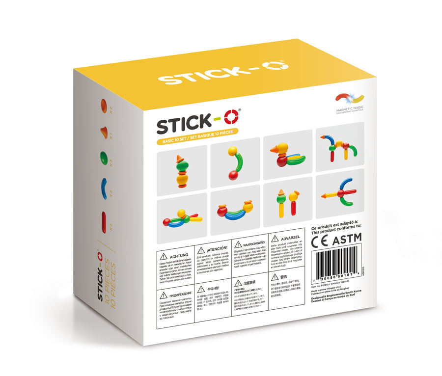 Magformers Stick-O Basic 10 Piece Set - Elves & the Shoemaker