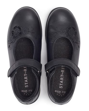 Start Rite Wish - Black Leather Mary Jane School Shoe - Elves & the Shoemaker