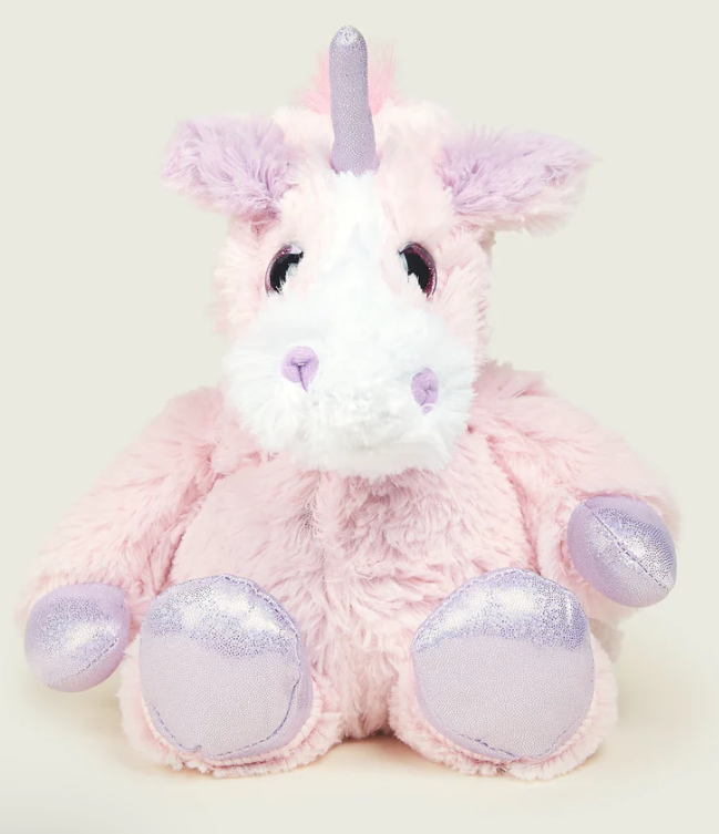 Warmies Sparkly Pink Unicorn - Heatable Toy - Elves & the Shoemaker
