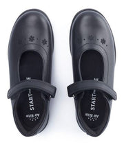 Start Rite Bliss - Vegan Black Synthetic Mary Jane Riptape School Shoe - Elves & the Shoemaker