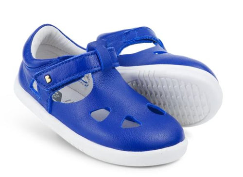 Bobux I Walk Zap II - Unisex Quickdry Leather Sandal Blueberry - Elves & the Shoemaker
