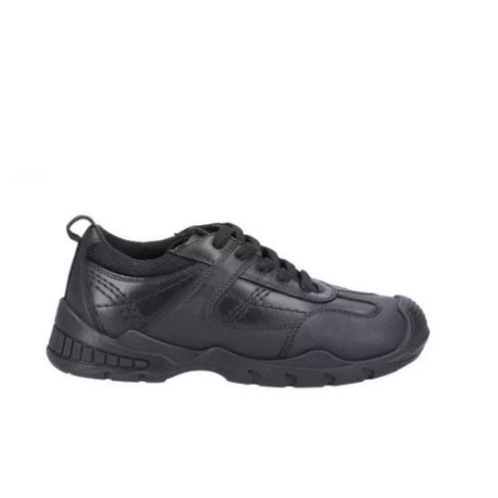 Hush Puppies Travis Black Lace Up School Shoe