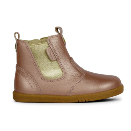 Bobux I Walk Rose Gold Leather Jodhpur Boot