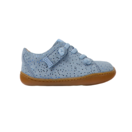 Camper Peu Cami - Light Blue Leather First Walker Shoe - Elves & the Shoemaker