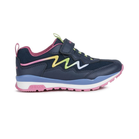 Geox Pavel Trainer - Riptape Navy/Multicolour - Elves & the Shoemaker