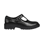Geox Casey Smooth Leather T Bar Buckle School Shoe - Elves & the Shoemaker