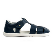 Bobux Kids + Tidal - Unisex Quickdry Leather Sandal Navy - Elves & the Shoemaker