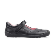 Start Rite Spirit - Black Leather Mary Jane Riptape Girls School Shoe - Elves & the Shoemaker