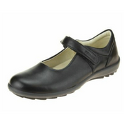 Primigi Mary Jane Riptape Black Leather School Shoe - Elves & the Shoemaker