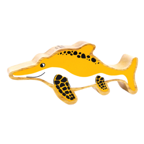 Lanka Kade Yellow Ichthyosaur Wooden Toy - Elves & the Shoemaker