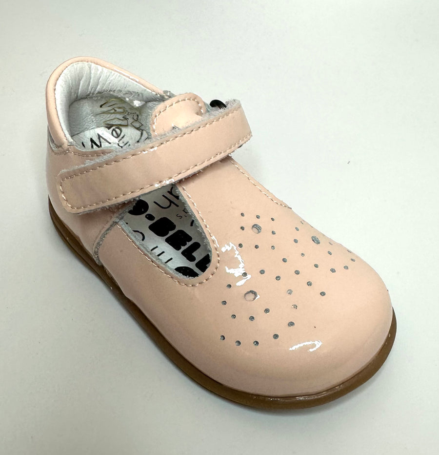 Bo Bell Toto Baby Pink Patent T-Bar Shoe - Elves & the Shoemaker