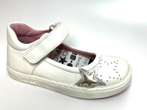 Bo Bell Mary Jane White Leather Shoe - Elves & the Shoemaker