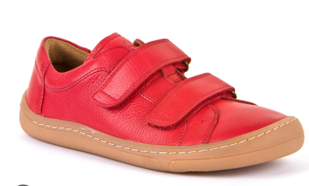 Froddo Red Leather Barefoot Shoe - Elves & the Shoemaker