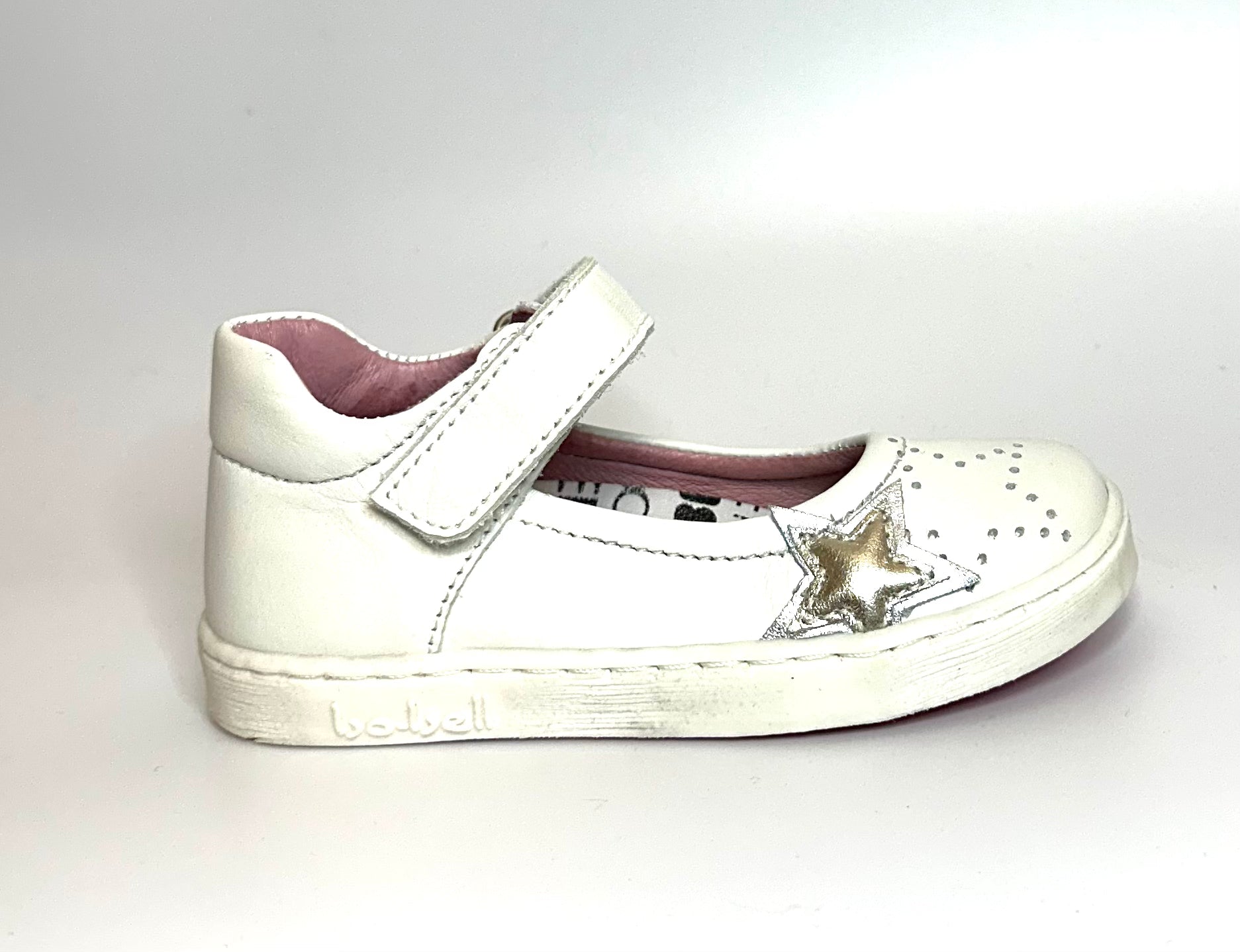 Bo Bell Mary Jane White Leather Shoe - Elves & the Shoemaker