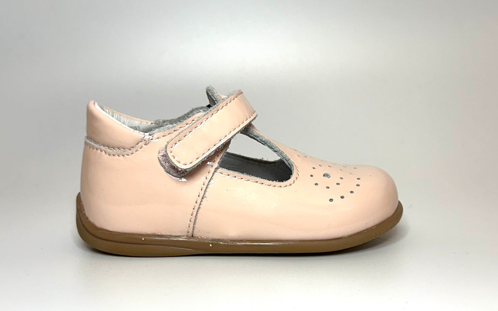 Bo Bell Toto Baby Pink Patent T-Bar Shoe - Elves & the Shoemaker