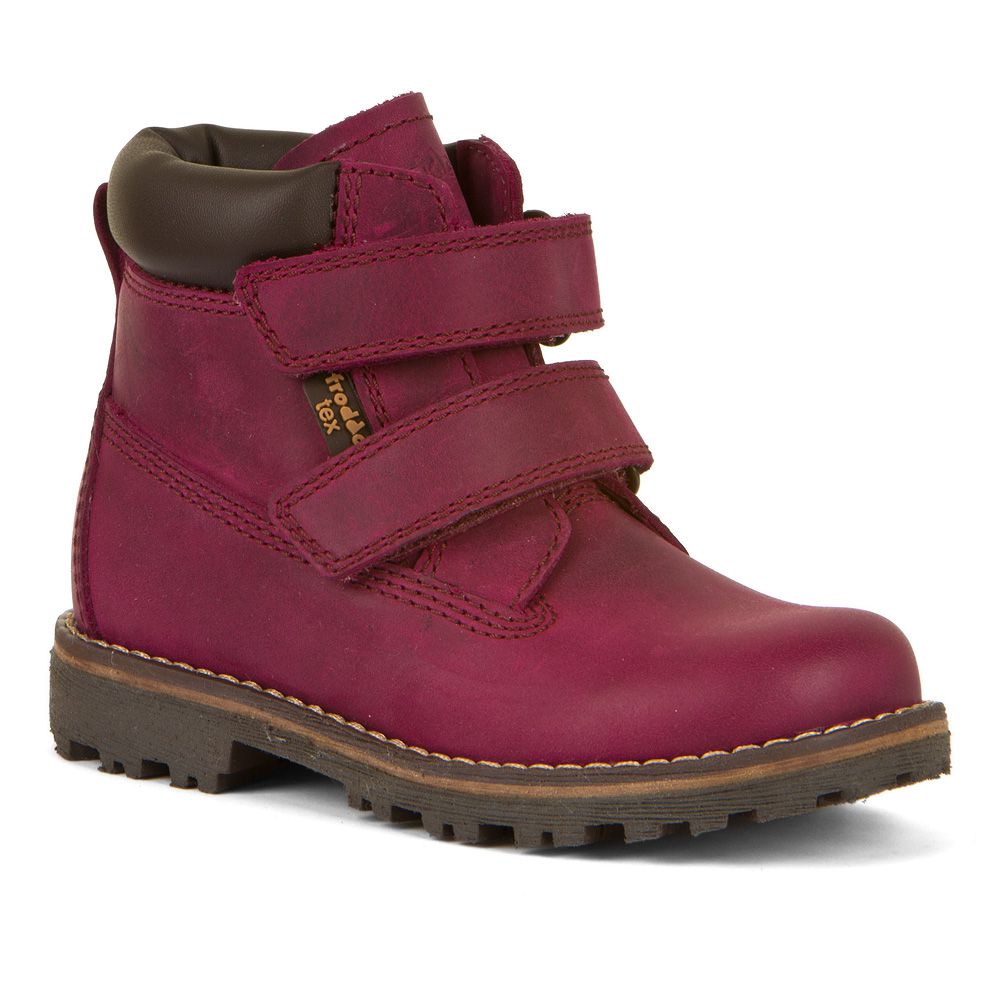 Froddo Mono Maroon Leather Waterproof Riptape Boot - Elves & the Shoemaker