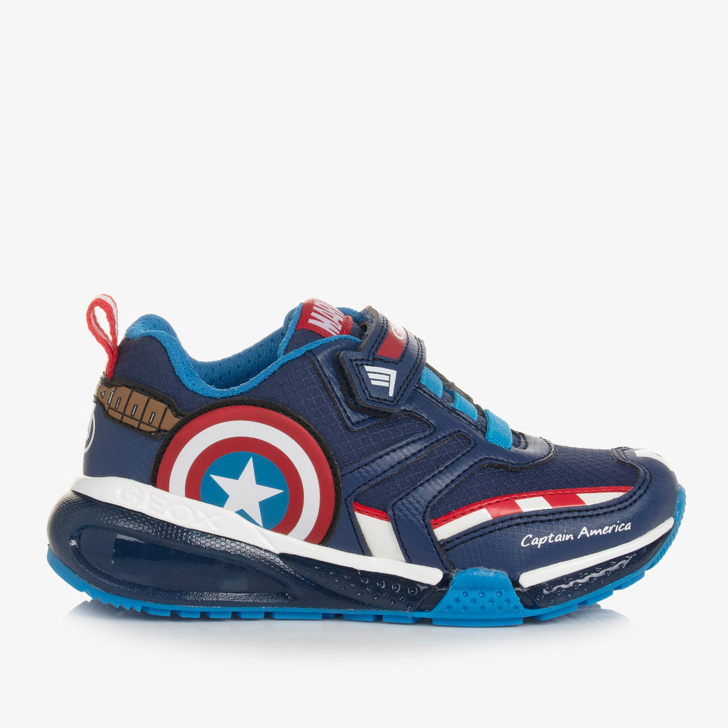 Geox Captain America Light Up Trainers - Elves & the Shoemaker