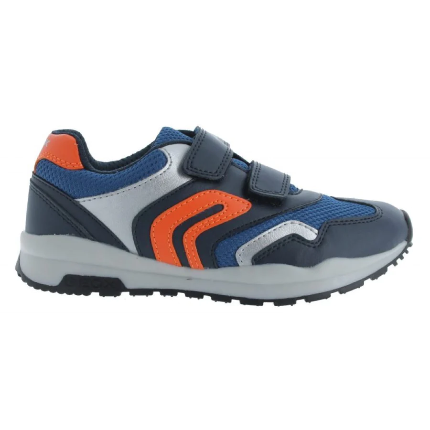 Geox Pavel Trainer - navy / orange - Elves & the Shoemaker