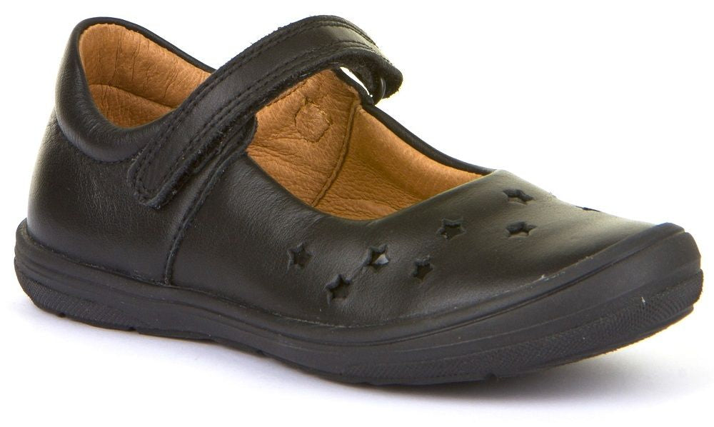 Froddo Mary Jane Black leather School shoe - Elves & the Shoemaker