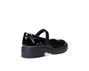 Geox Casey - Black Patent Riptape Mary Jane School Shoe - Elves & the Shoemaker