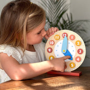 Mentari Teaching Clock - Wooden Toy - Elves & the Shoemaker