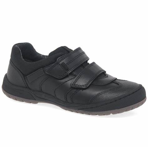 Start Rite Flexy Tough Black Riptape School Shoe - Elves & the Shoemaker