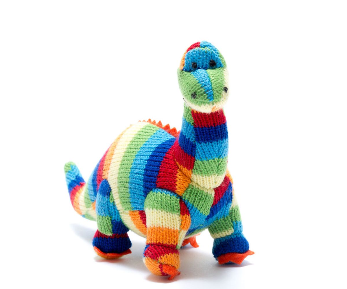 Best Years Bold Stripe Diplodocus Rattle - Elves & the Shoemaker