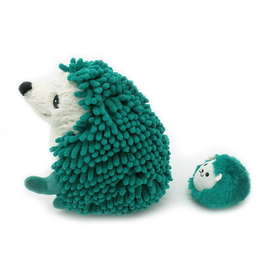 Harry The Hedgehog Mum & Baby Green - Plush Toy