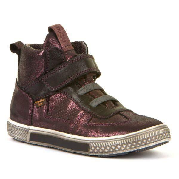 Frodo Strike Waterproof Leather Ankle Boot Purple - Elves & the Shoemaker