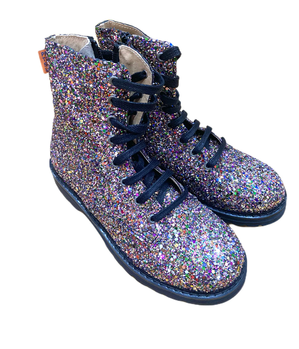 Petasil clive multi glitter boot - Elves & the Shoemaker