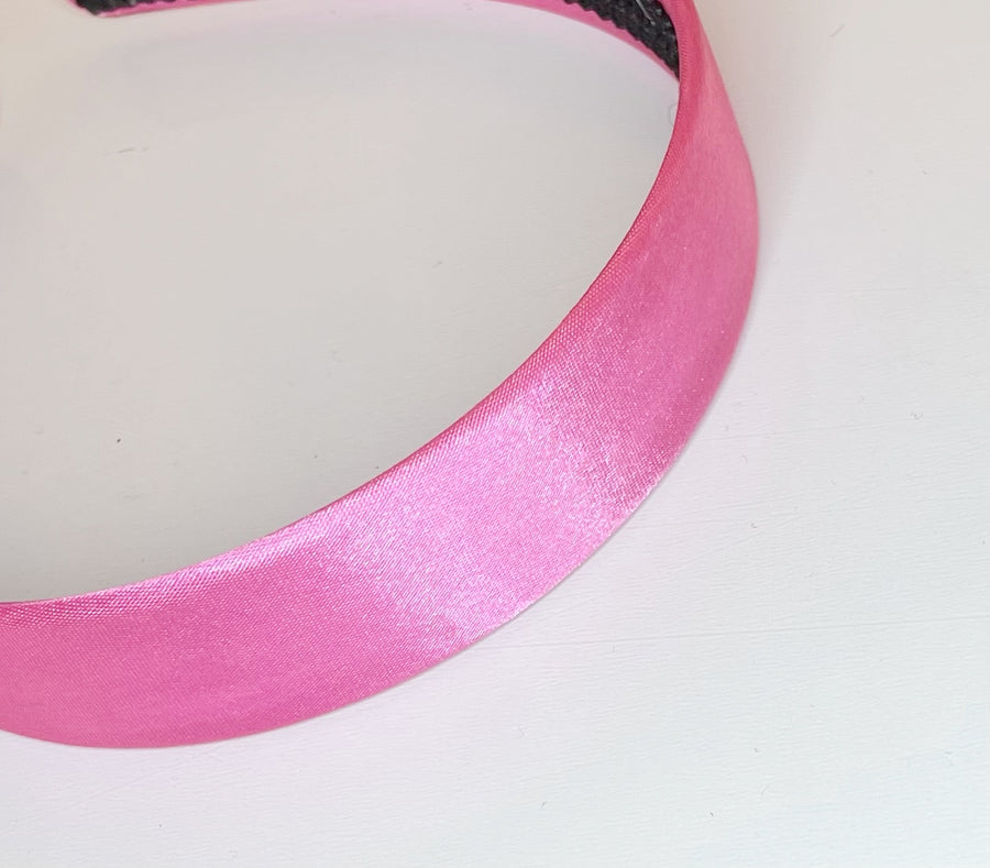 2.5cm Wide Pink Satin Aliceband - Elves & the Shoemaker