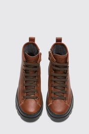 Camper Brutus Brown Leather Ankle Boot - Elves & the Shoemaker