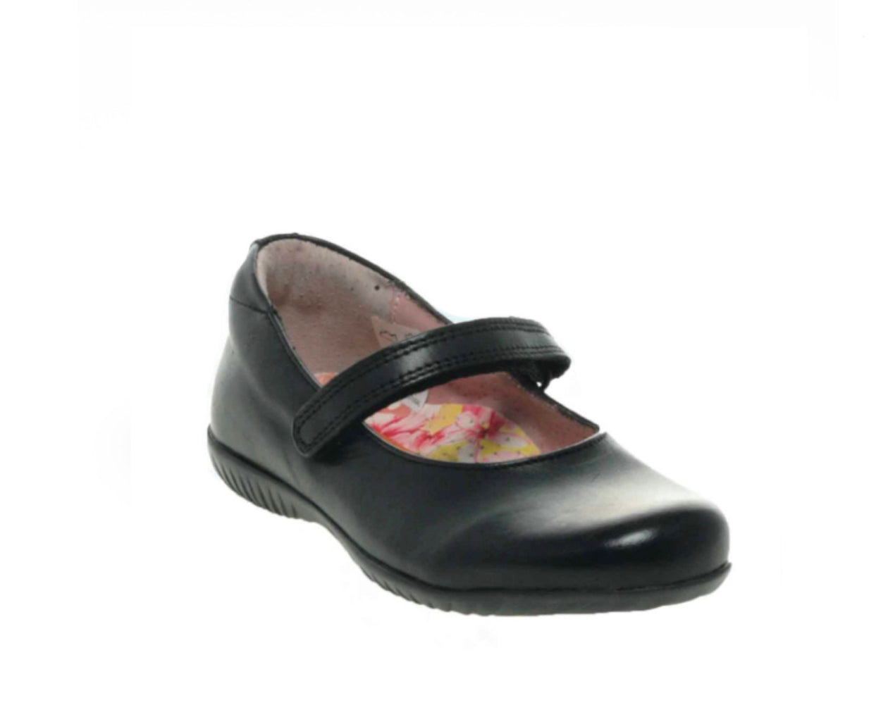 Petasil Evie 2 Black School Shoe - Elves & the Shoemaker