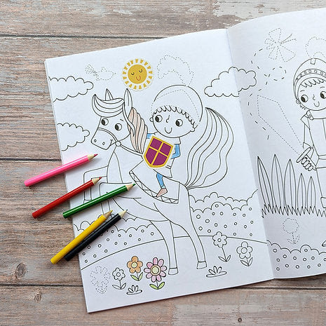 Dress Me Up Colouring and Activity Book - Unicorns - Elves & the Shoemaker