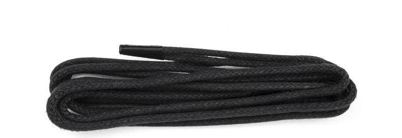 Black laces Wax Flat 3mm 75cm - Elves & the Shoemaker