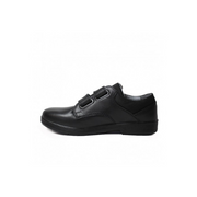 Ricosta William - Black Leather Rip Tape School Shoe - Elves & the Shoemaker