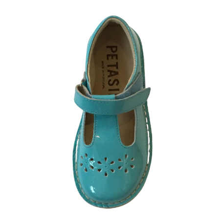 Petasil Cecily Sky-Blue Patent - Elves & the Shoemaker