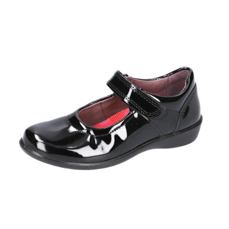 Ricosta Beth - Black Patent Leather Mary Jane School Shoe - Elves & the Shoemaker