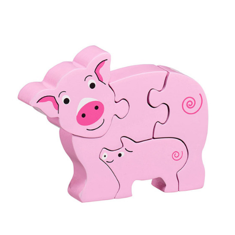 Lanka Kade Pig and Piglet Jigsaw - Elves & the Shoemaker