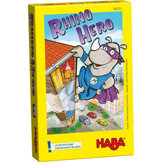 HABA Rhino Hero - Board Game - Elves & the Shoemaker