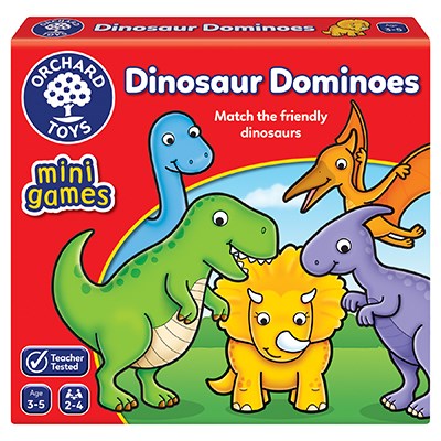 Orchard Toys Dinosaur Dominoes Mini Game - Elves & the Shoemaker